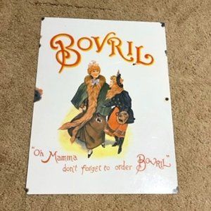 Vintage Reproductiion Metal Wall Art Advertising Bovril 12x15.75